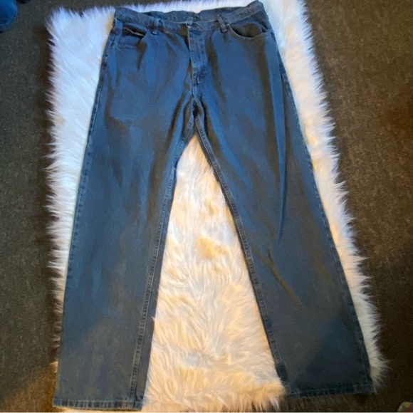 Wrangler Jean Mens Size 38 X 34 Blue Pockets Denim - Picture 1 of 8